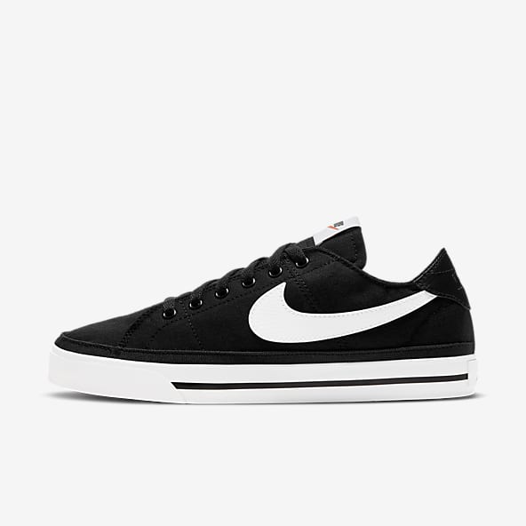 Nike sneakers for girls black sale